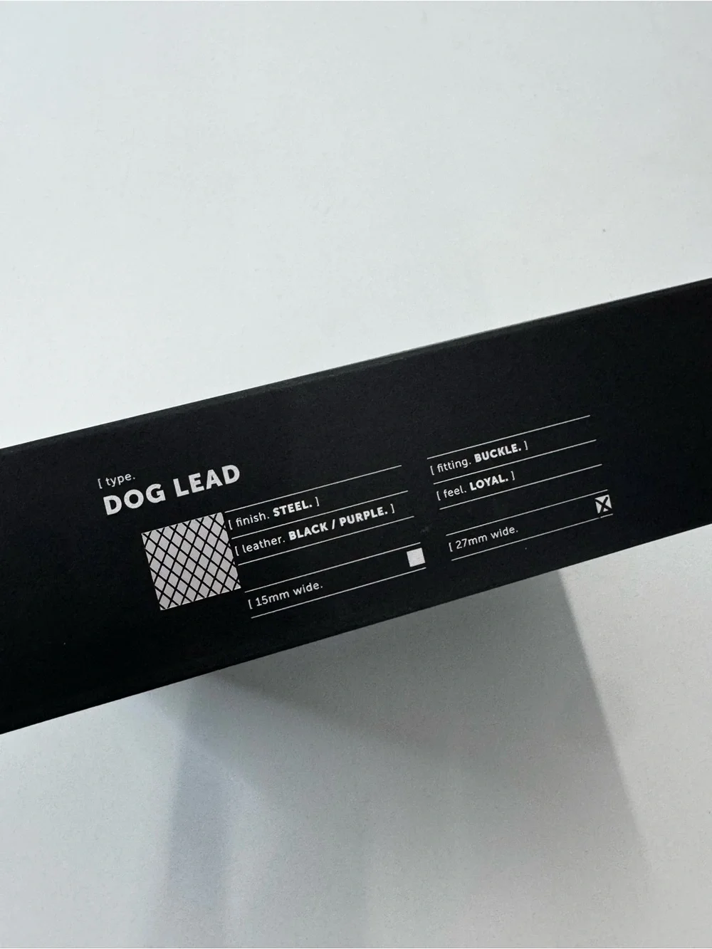 Buster + Punch Leather Dog Leash with Steel Clasp